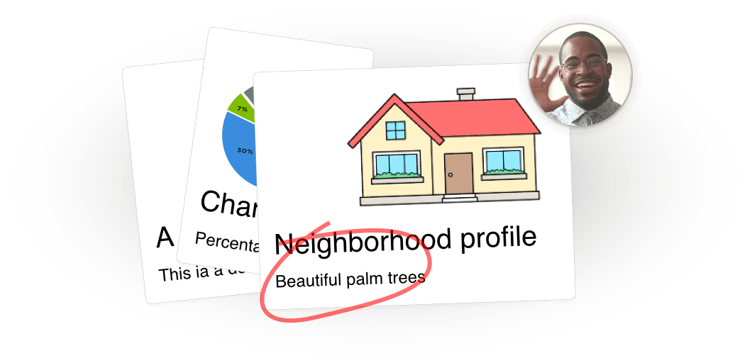 Document with video walkthrough